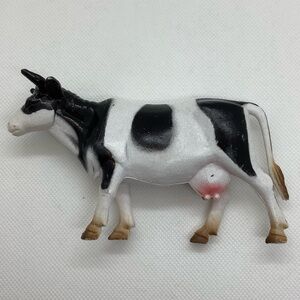 Unbranded S.H. Replacement Holstein Cow Figure Plastic Toy READ